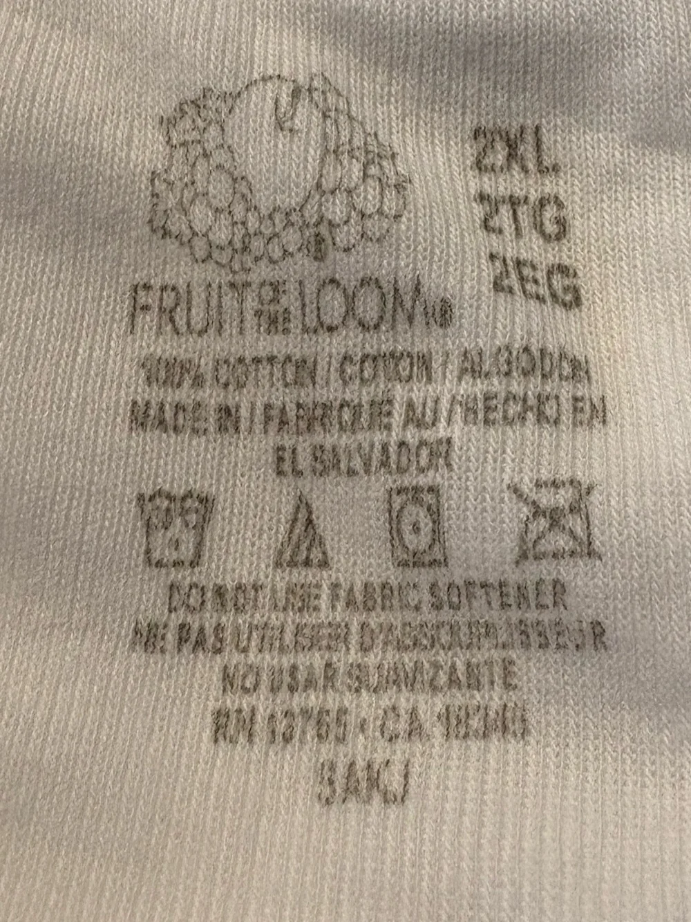 Fruit of the Loom men’s brief underwear, 5 pair, new in package